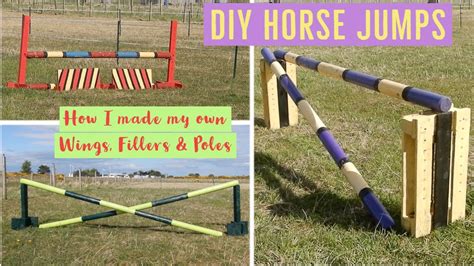 Diy Horse Jumps How I Made My Own Wings Fillers And Poles Ceilidh