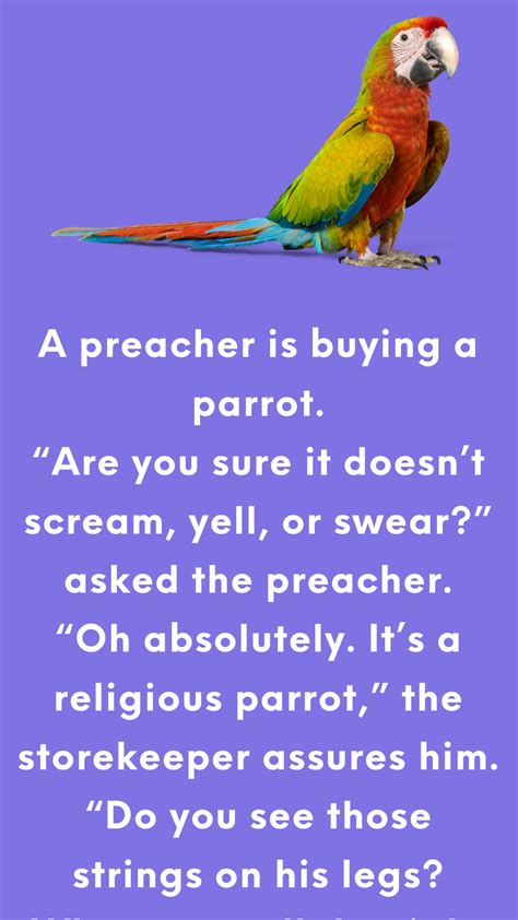 It Is A Religious Parrot Joke Book