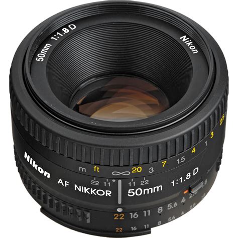 Nikon Af Nikkor 50mm F18d Lens Open Box 2137 Bandh Photo Video