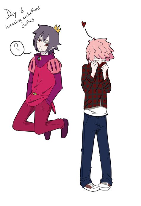 Day 6 Wearing Eachother S Clothes By Kizzichan Deviantart Com On