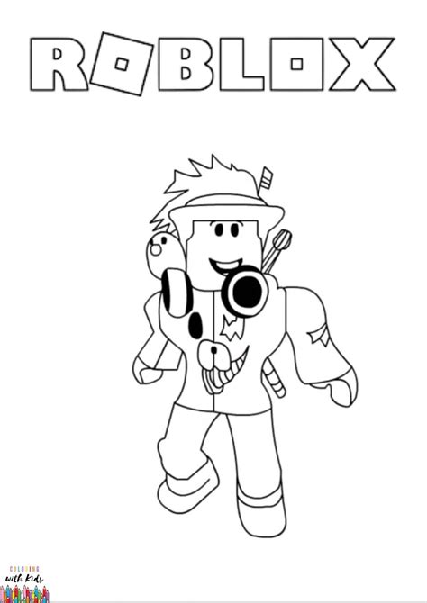 Roblox Character Coloring Pages Coloring Page