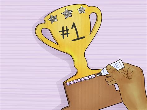 2 Easy Ways To Make A Trophy With Pictures Wikihow