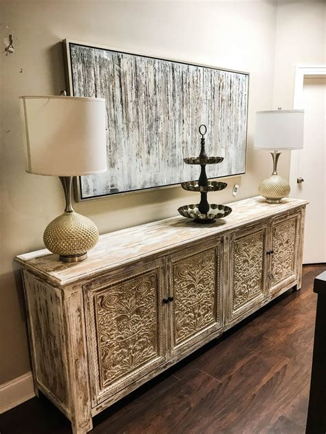Boardman 106" Reclaimed Pine Sideboard - White Wash ...