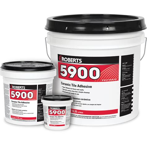 0.8x lower than the national average. Roberts 5900-1 1-Gallon Ceramic Tile Adhesive at Sutherlands