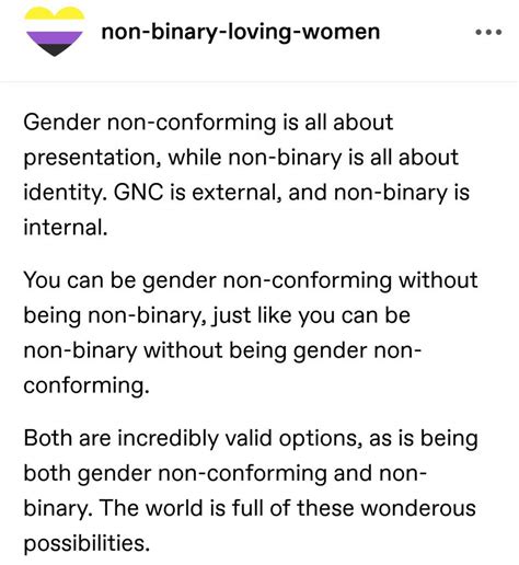 Gender Nonconforming Vs Non Binary Lgbt Amino