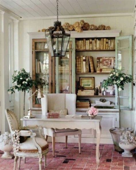45 Charming Vintage Home Offices Digsdigs Shabby Chic Decorating