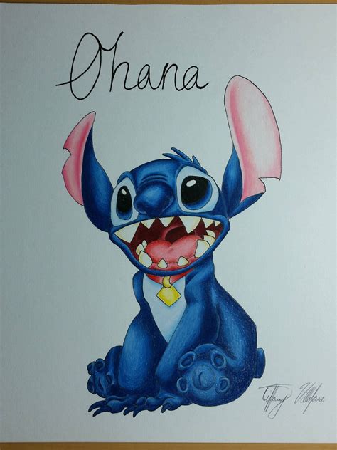 Stitch Drawing Disney Drawings Sketches Disney Charac