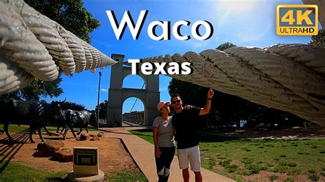 Waco Texas Tx 4k Downtown Travel Tour Youtube