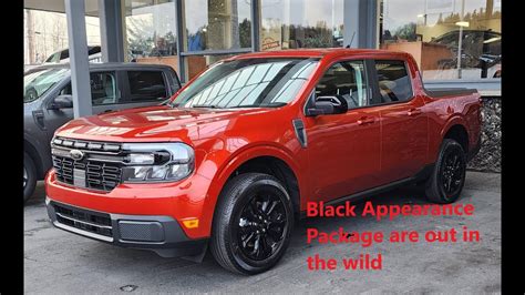 2023 Ford Maverick Black Appearance Package Are Out In The Wild Youtube