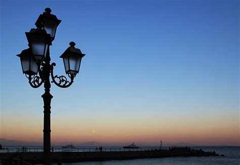 Hd Wallpaper Evening Lantern Abendstimmung Street Lamp Sky