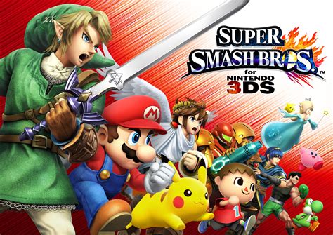 Super Smash Bros For Nintendo 3ds 4k Wallpaper