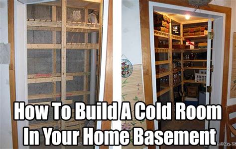 How to make bedroom cooler in summer. How To Build A Cold Room In Your Home Basement ...