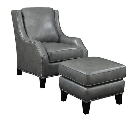 Coaster 902408 Grey Accent Chair and Ottoman | Accent chairs with ottoman, Furniture, Accent ...