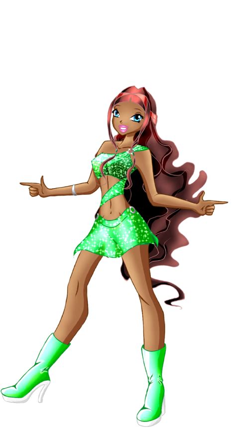 Aisha's got some serious waves! Aisha, Magic Winx (without wings) by Stella-Fraciss on ...