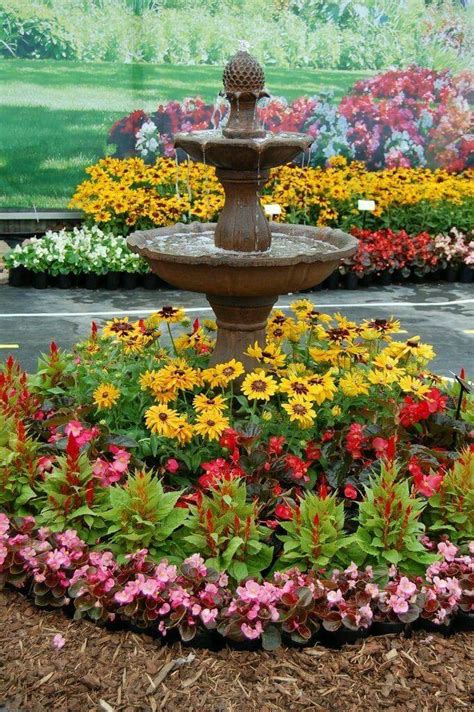 24 Spring Flower Garden With Fountains Ideas To Try This Year Sharonsable