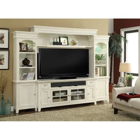 Fc Design 4 Piece Lighted Entertainment Center With 72 Inch Tv Stand 2