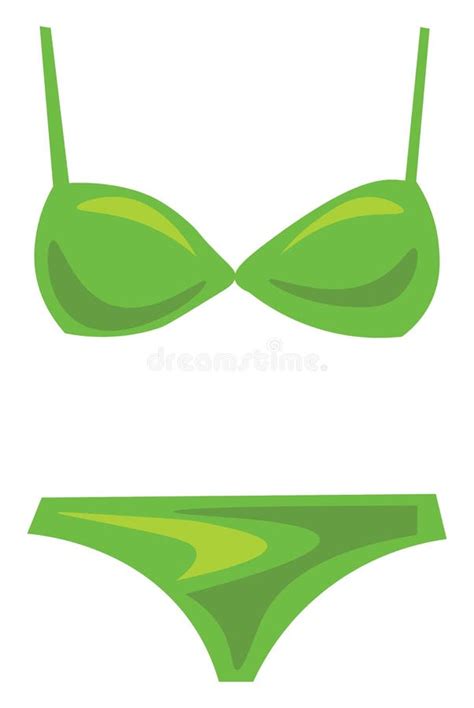 Green Bikini Stock Illustrations Green Bikini Stock Hot Sex Picture