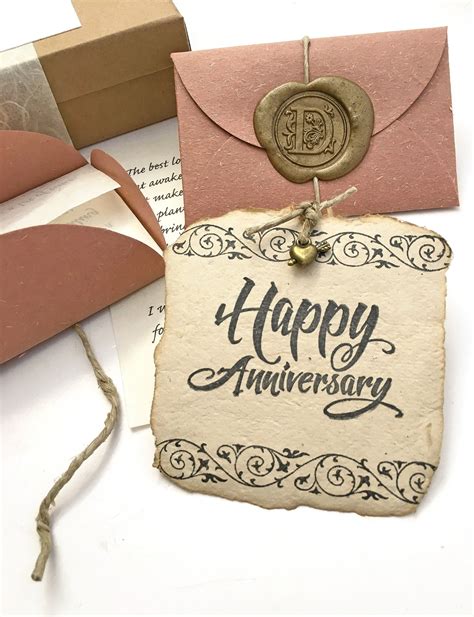 Unique paper anniversary gifts for her. Romantic 1st anniversary gift for husband wife ...