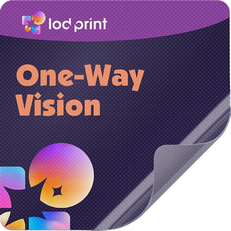 Lod Print One Way Vision Sticker