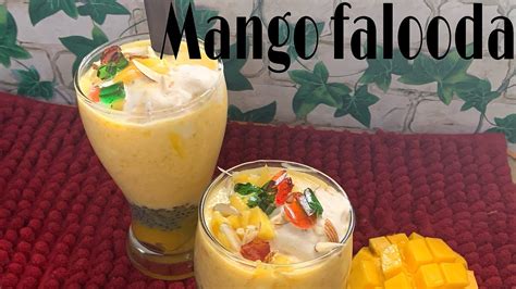 Mangoes Falooda Recipe Falooda Recipe Easy Recipe Recipes By