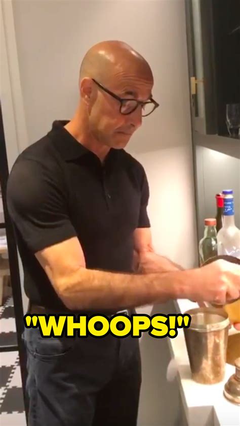 stanley tucci making a negroni is the most soothing thing i ve seen all day