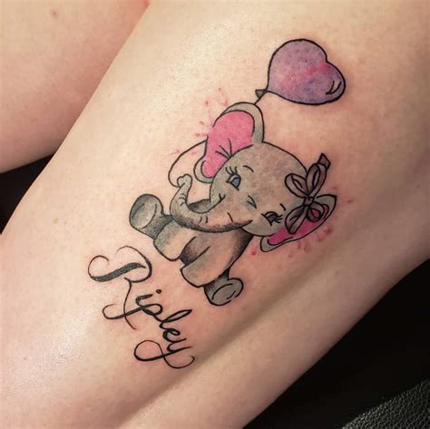 little elephant tattoo