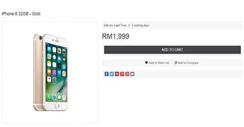 Iphone 7, 7 plus, 6s, 6s plus, se. iPhone 6 32GB now available in Malaysia! | TechNave