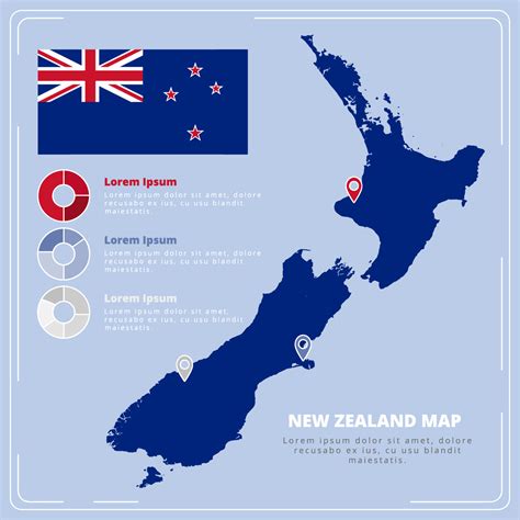 Vector Mapa De Nueva Zelanda 174942 Vector En Vecteezy