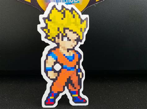 Goku Pixel Art Goku Sticker Goku Pixel Art Goku Dbz Descubre Y Sexiz