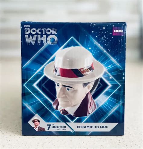 Doctor Who 7th Doctor Sylvester Mccoy Ceramic 3d Toby Jug Mug 1199