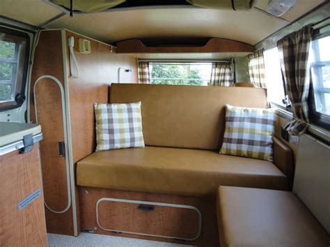 Vw Westfalia Campervan Interior I Like The Side Bench For Extra