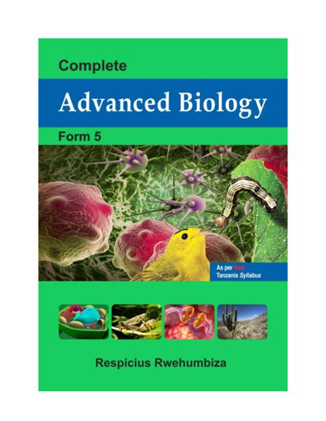 Pdf Complete Advanced Biology Form 5 Author Respicius Rwehumbiza