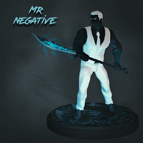 Free Obj File Mr Negative Mcp Scale・model To Download And 3d Print・cults