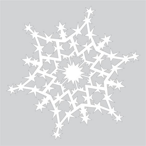 Diy snowflake patterns to decorate your home print them out on different coloured paper and cover the paper with glitter use as gift tags, decorations for the christmas tree, christmas card decorations. How to Make Sparkling Paper Snowflake Pattern | Free ...