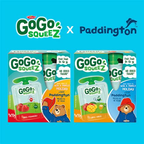 Gogo Squeez Launches Exciting New Partnership With Paddington