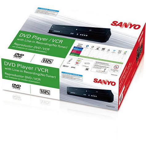 Sanyo FWDV225F DVD VCR Player Walmart Com