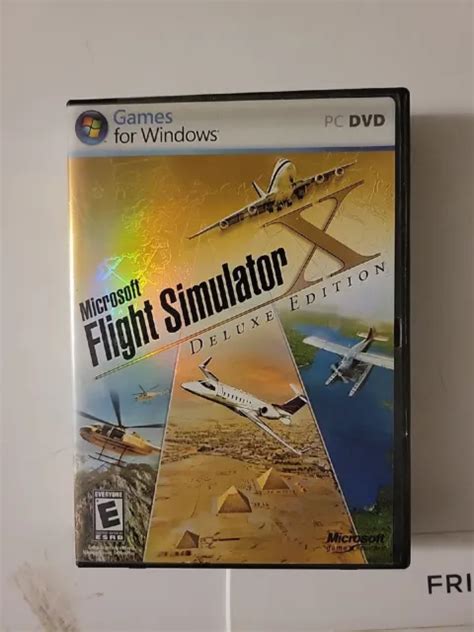 Microsoft Flight Simulator X Deluxe Edition Pc 2006 Complete With