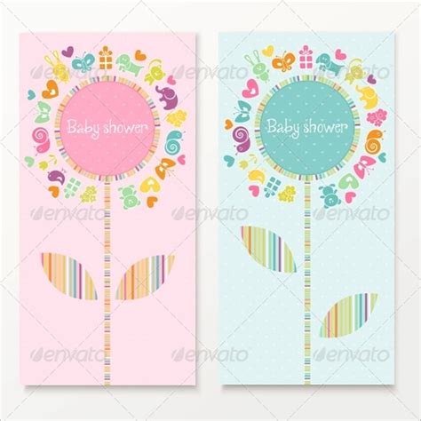 baby shower card designs templates word  psd