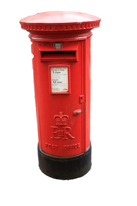 Iconic British Things Post Box Red Pillar Box Post Box Antique