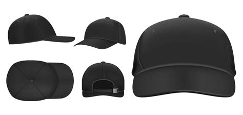 black cap mockup sport baseball caps template summer hat  visor  winwinartlab