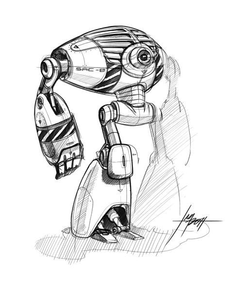 9 Ideas De Bocetos De Robots Disenos De Unas Robot Bocetos
