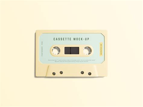 psd cassette mockup  behance