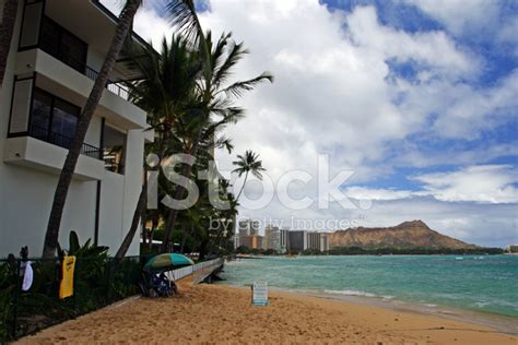 Waikiki Beach Honolulu Oahu Hawaii Stock Photo Royalty Free