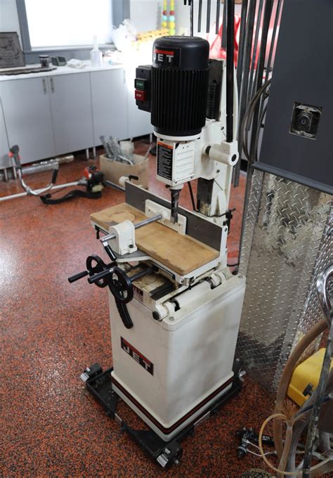 Jet,Mortiser,JFM-5,1 HP,1 PH,115/230V www.nebraskatool.com Mortising