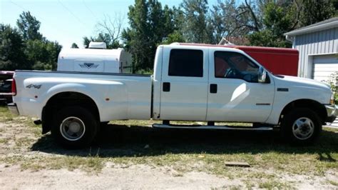 2003 Ford F 350 Lariat Crew Cab Dually Long Bed 73 Diesel 4x4 Suber