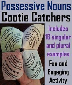 Possessive comes from the same root as possession, something you own. Possessive Nouns Activity 3rd 4th 5th Grade Grammar Games ...
