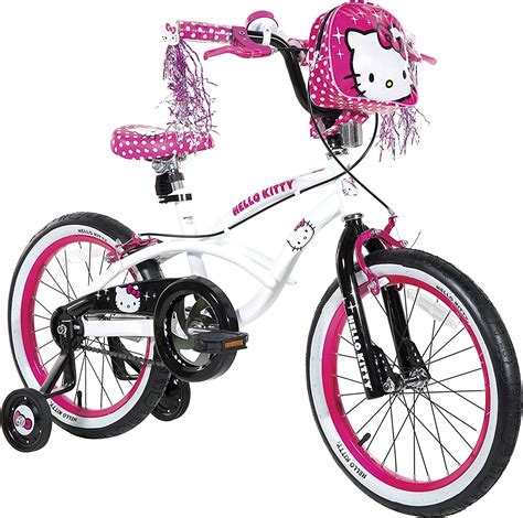 Dynacraft Hello Kitty Girls Bmx Street Bike 16 18 White Ebay
