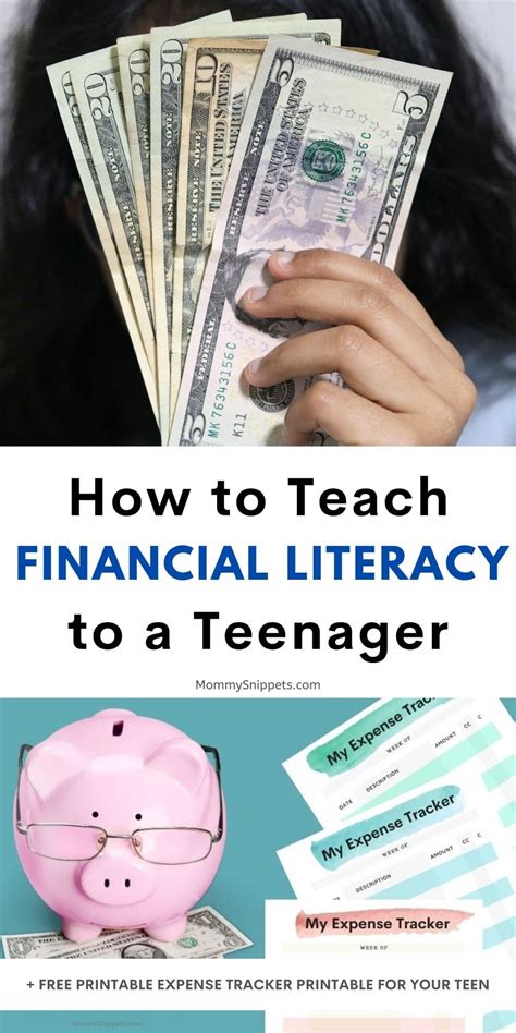 How To Teach Financial Literacy To A Teenager Expense Tracker