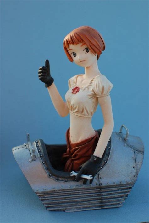 Lavie Head From Last Exile Garage Kit By Dreamly Bay Last Exile Garage Kits Female Anime