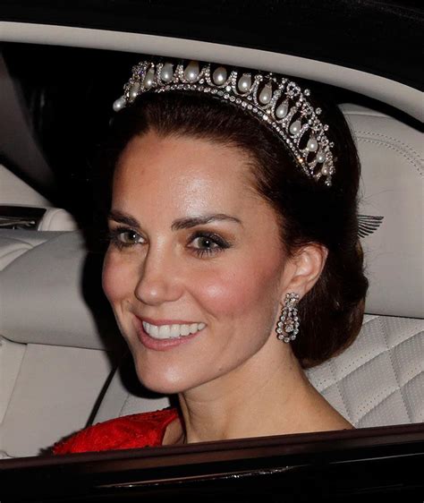 Kate Middleton Wears Princess Dianas Tiara